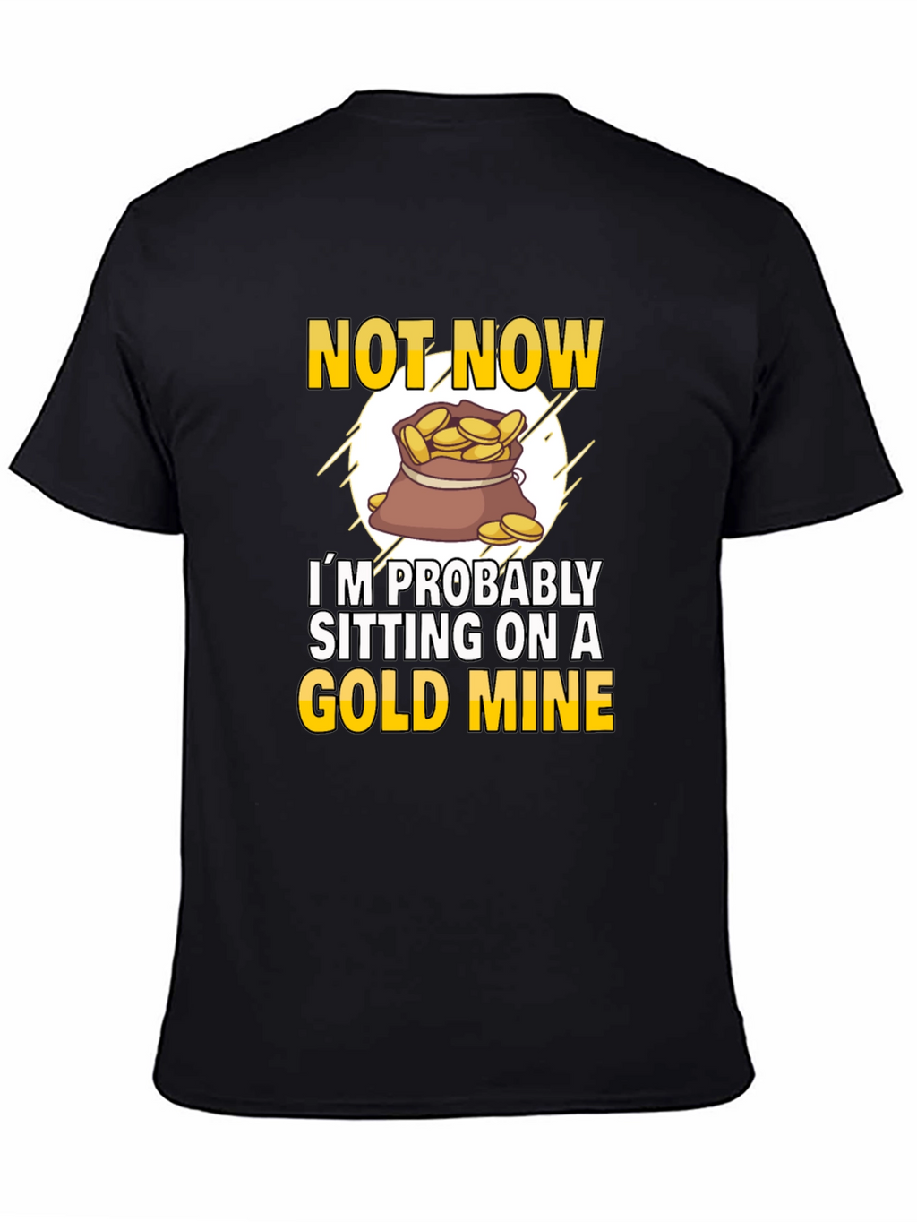 Gold Mine T-Shirt - Novelty Graphic Tee
