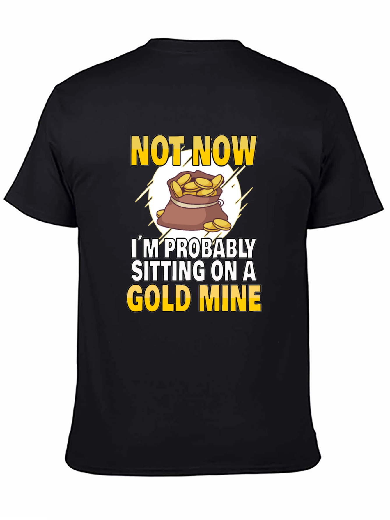 Gold Mine T-Shirt - Novelty Graphic Tee