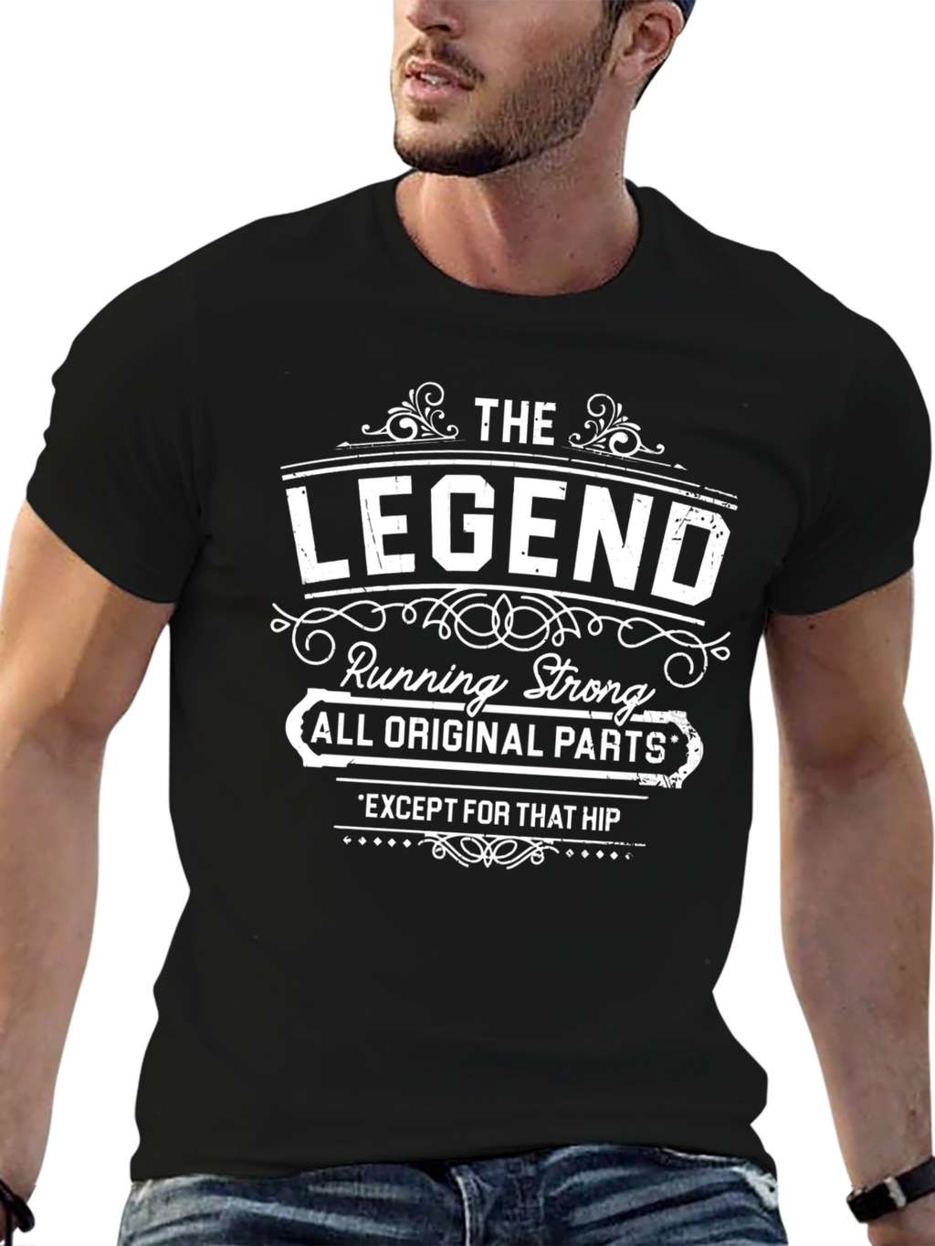 The Legend T-Shirt - Running Strong Hip Humor