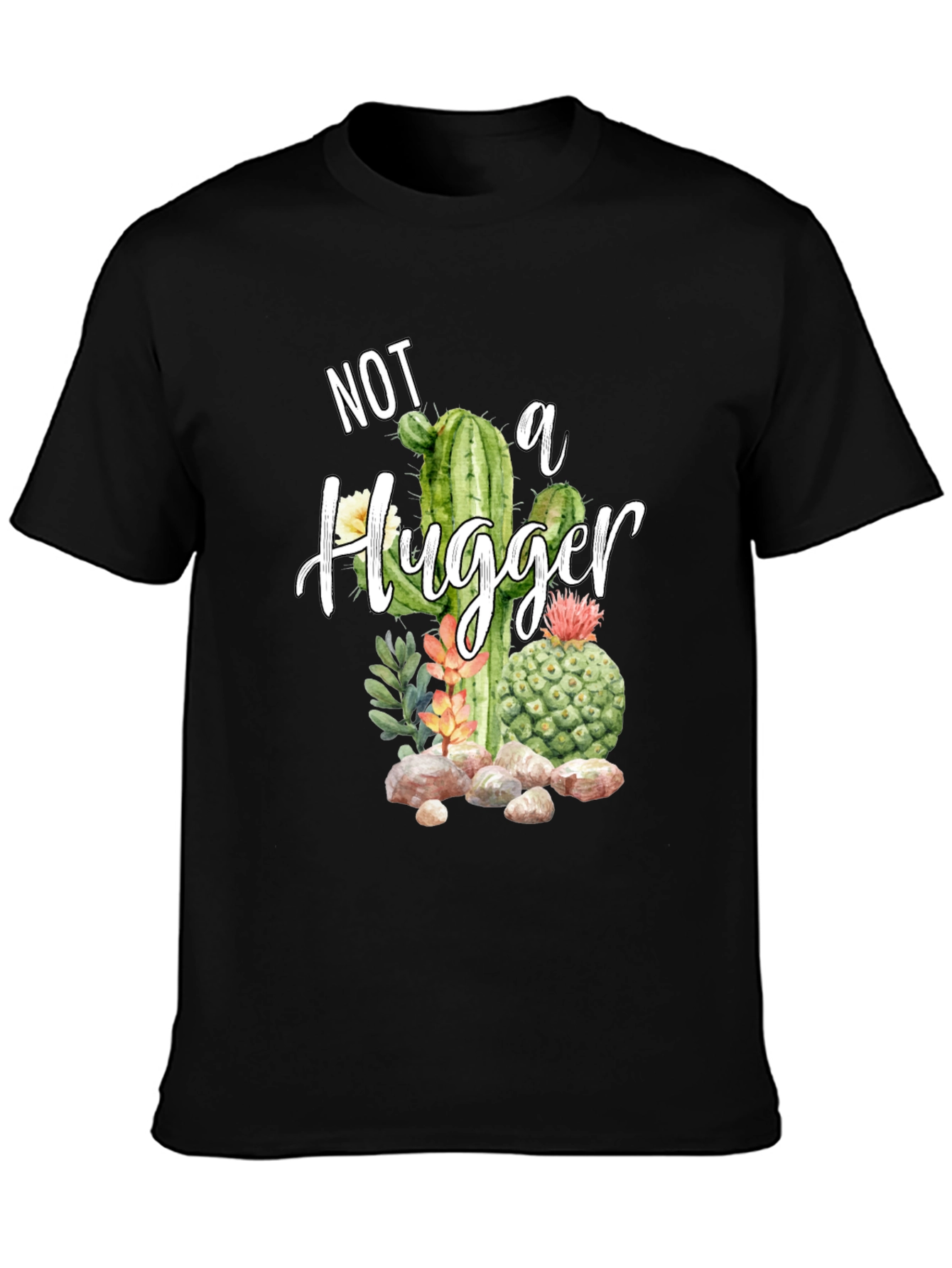 Not A Hugger Cactus T-Shirt