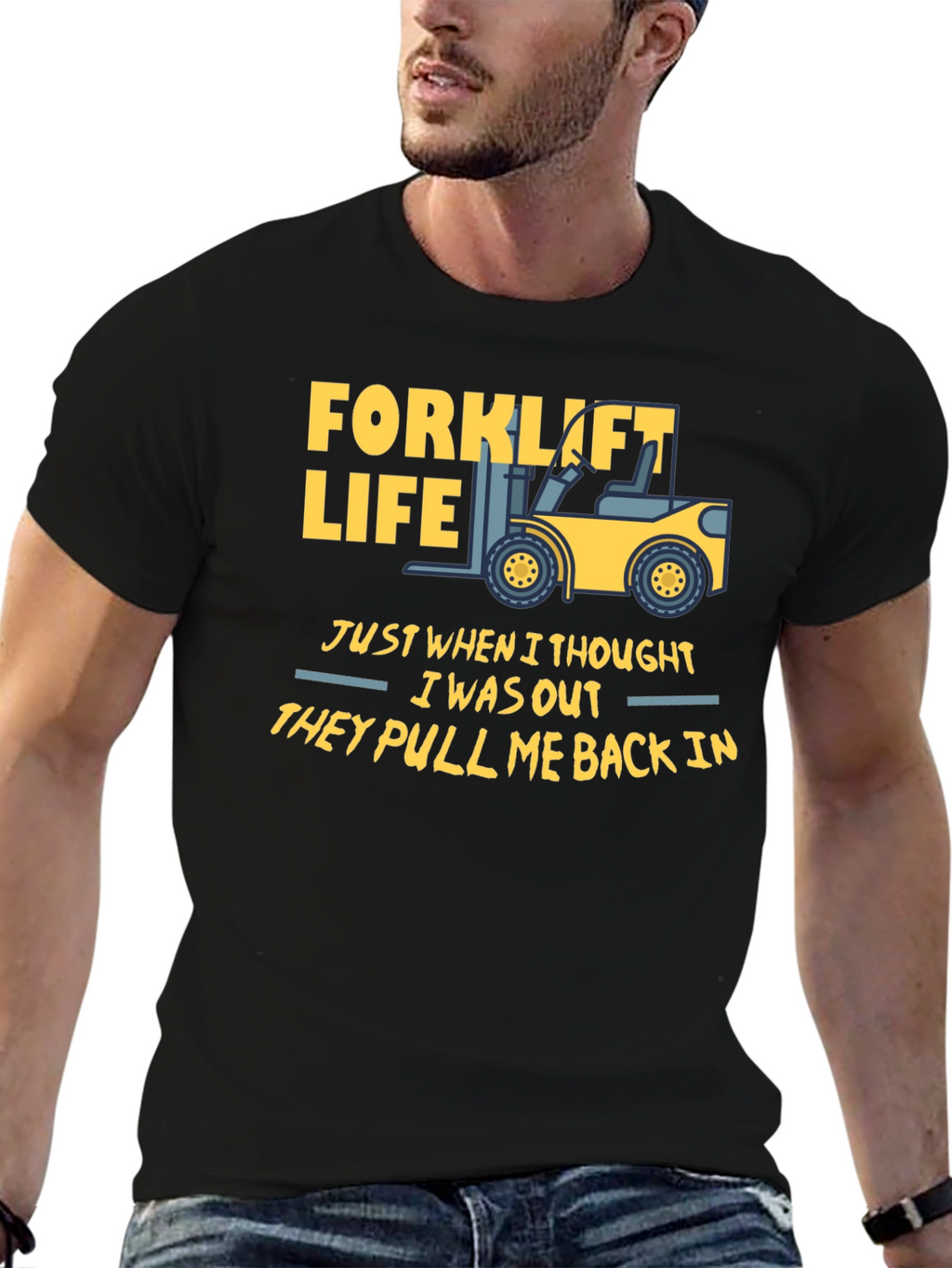 Forklift Life T-Shirt - Funny Work Tee