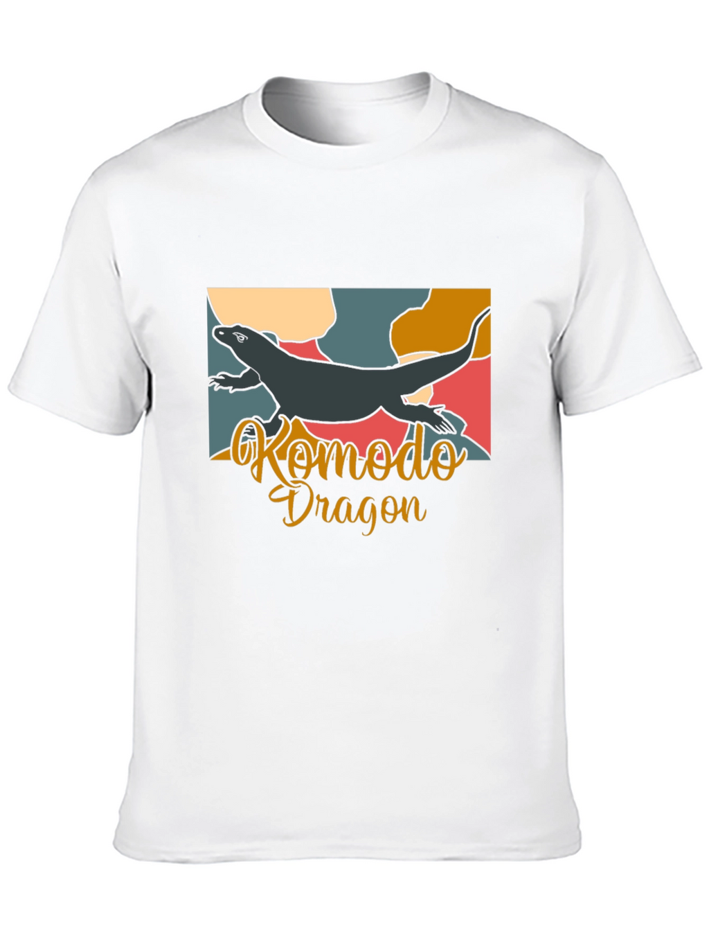 Komodo Dragon Graphic Tee - Cool Animal Design