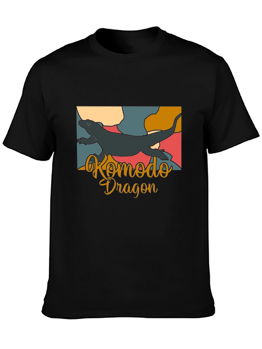 Komodo Dragon Graphic Tee - Cool Animal Design