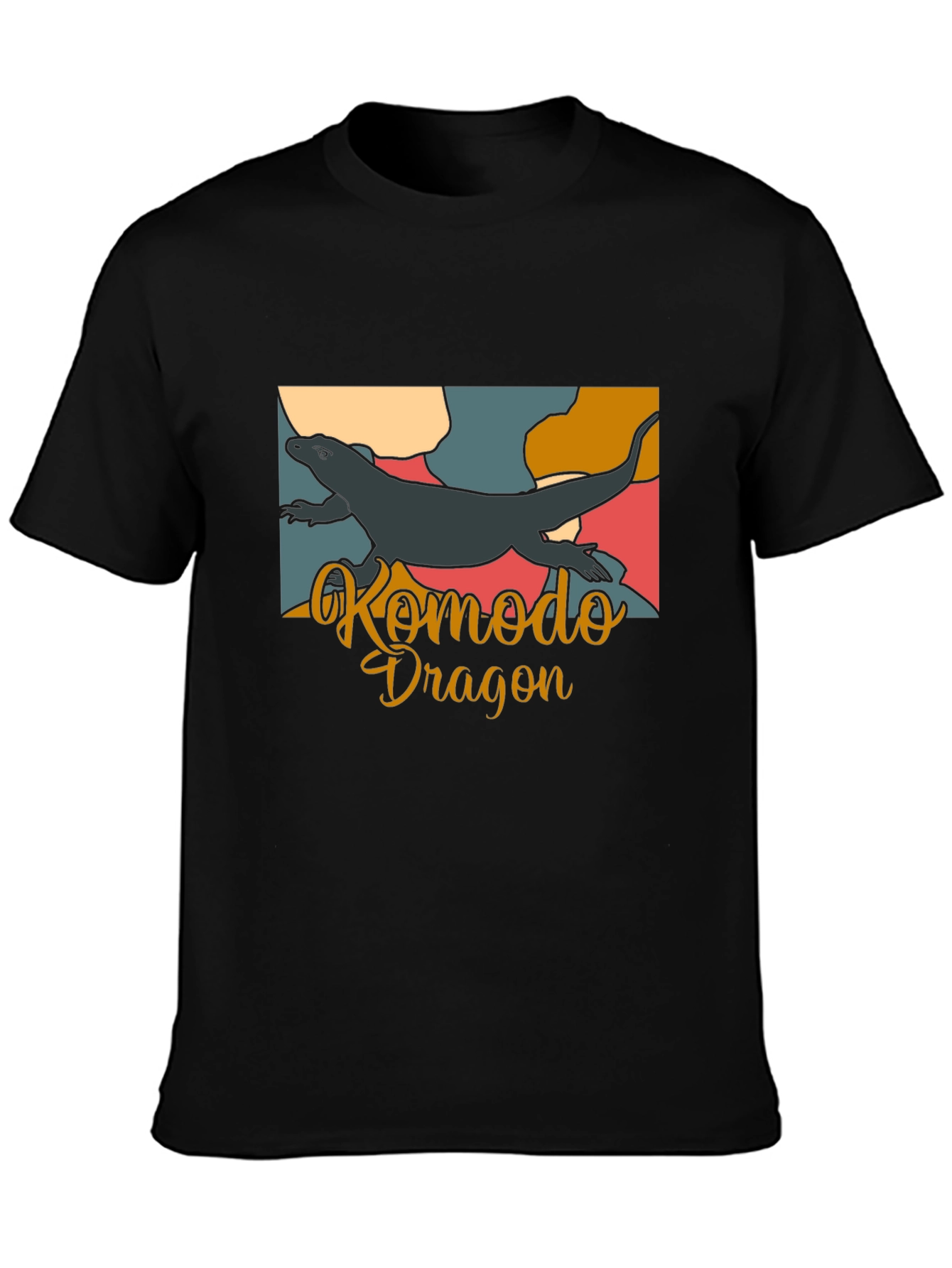 Komodo Dragon Graphic Tee - Cool Animal Design