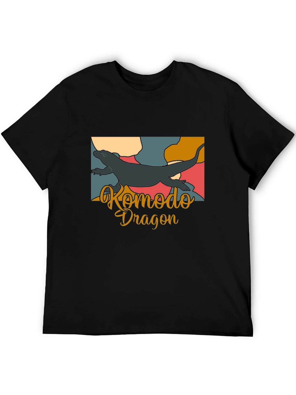 Komodo Dragon Graphic Tee - Cool Animal Design