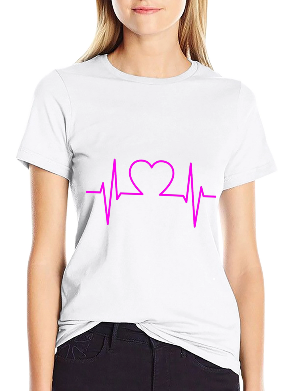 Heartbeat Graphic Tee - Stylish Unisex T-Shirt