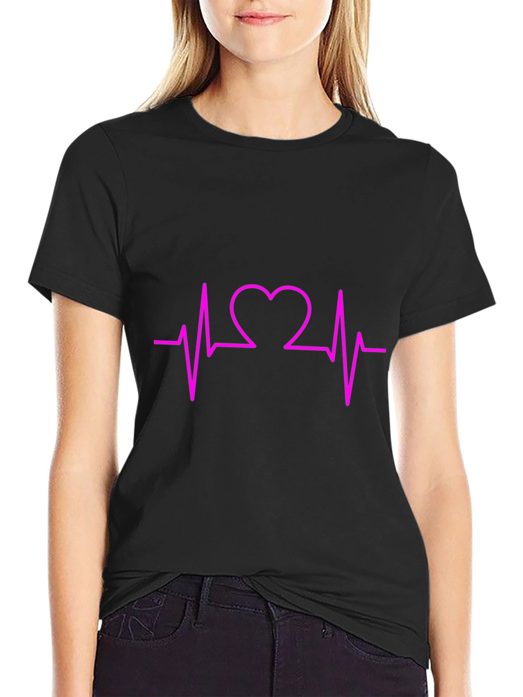 Heartbeat Graphic Tee - Stylish Unisex T-Shirt