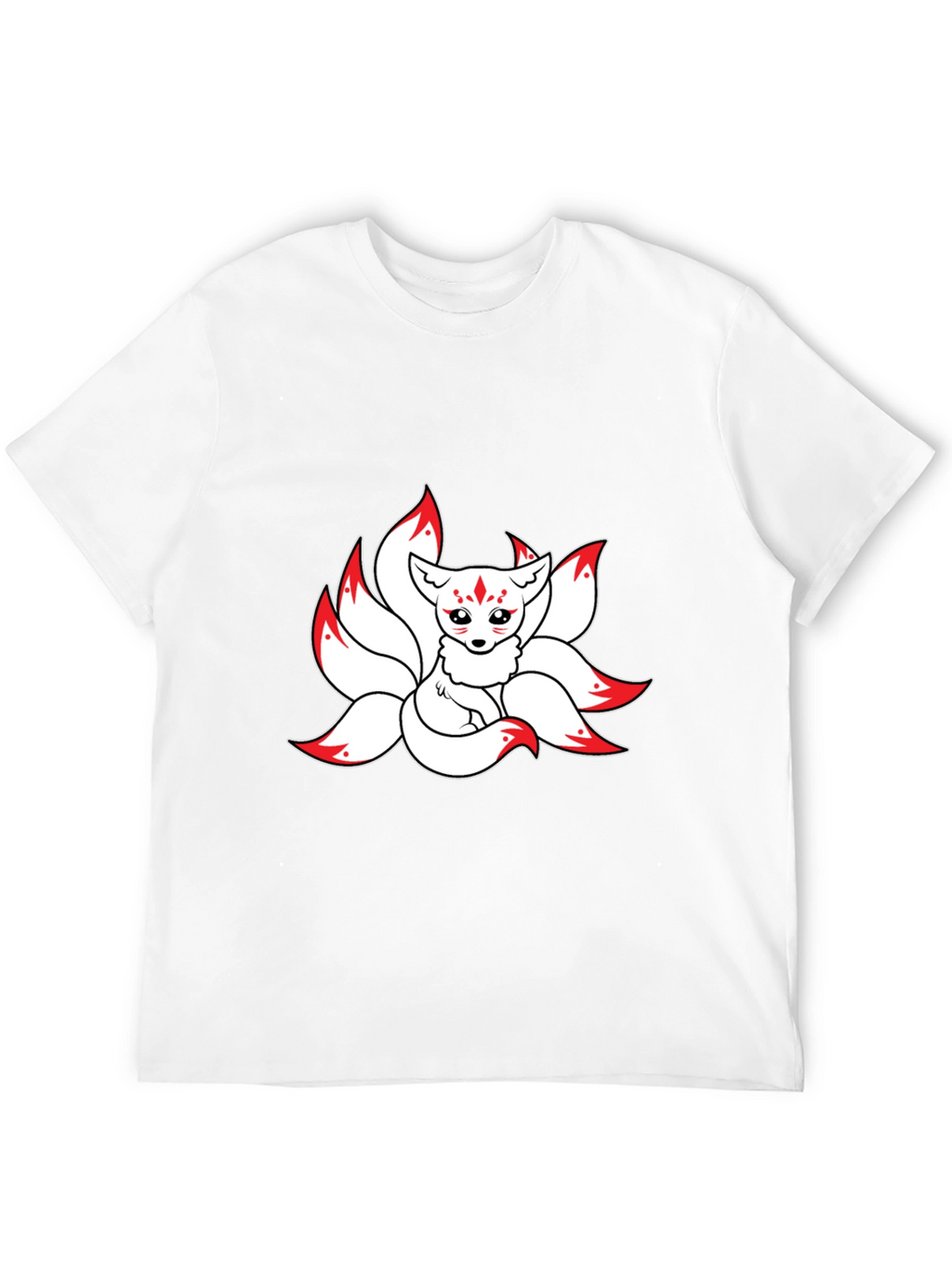 Anime Fox T-Shirt - Nine Tails