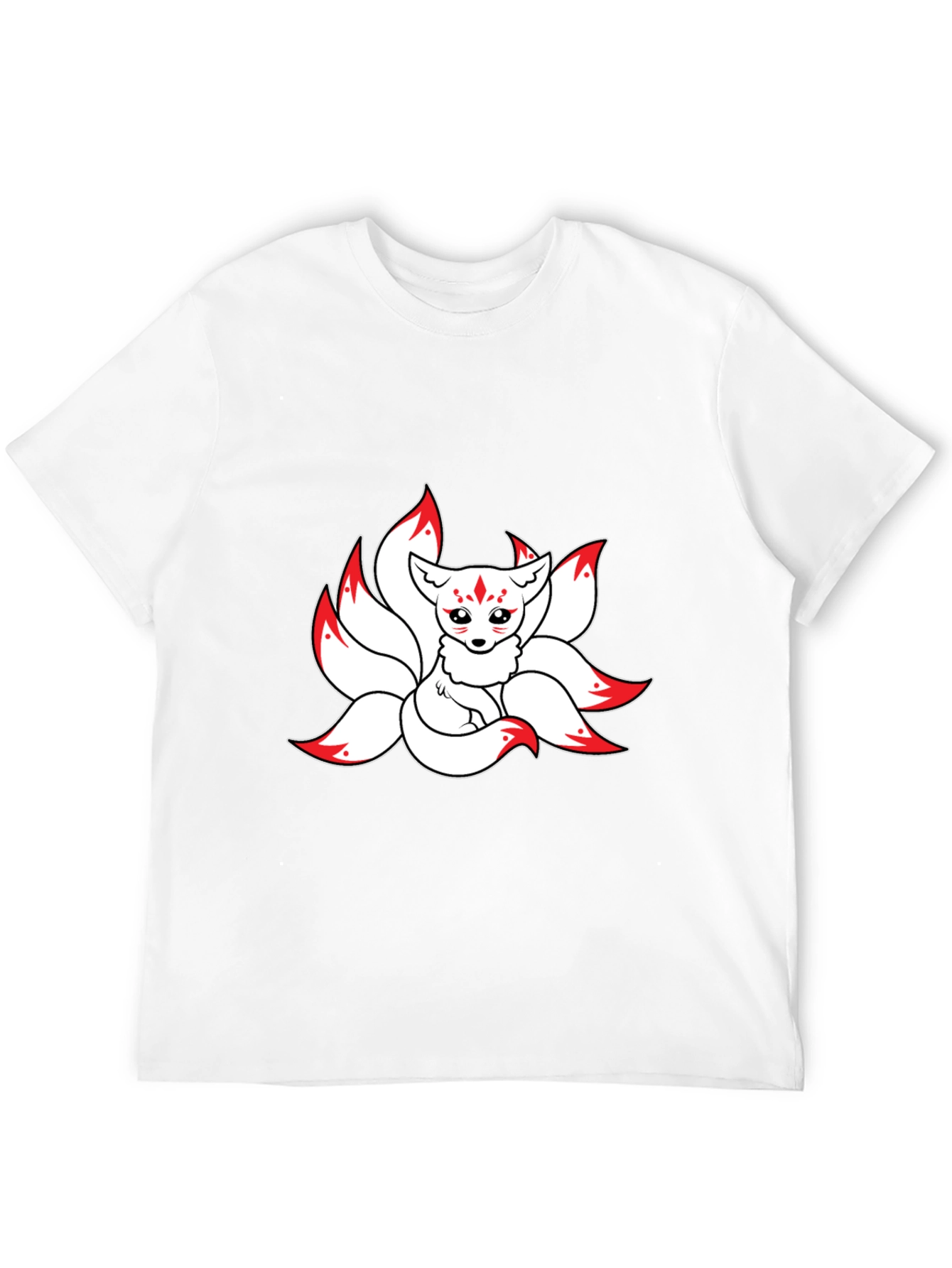 Anime Fox T-Shirt - Nine Tails