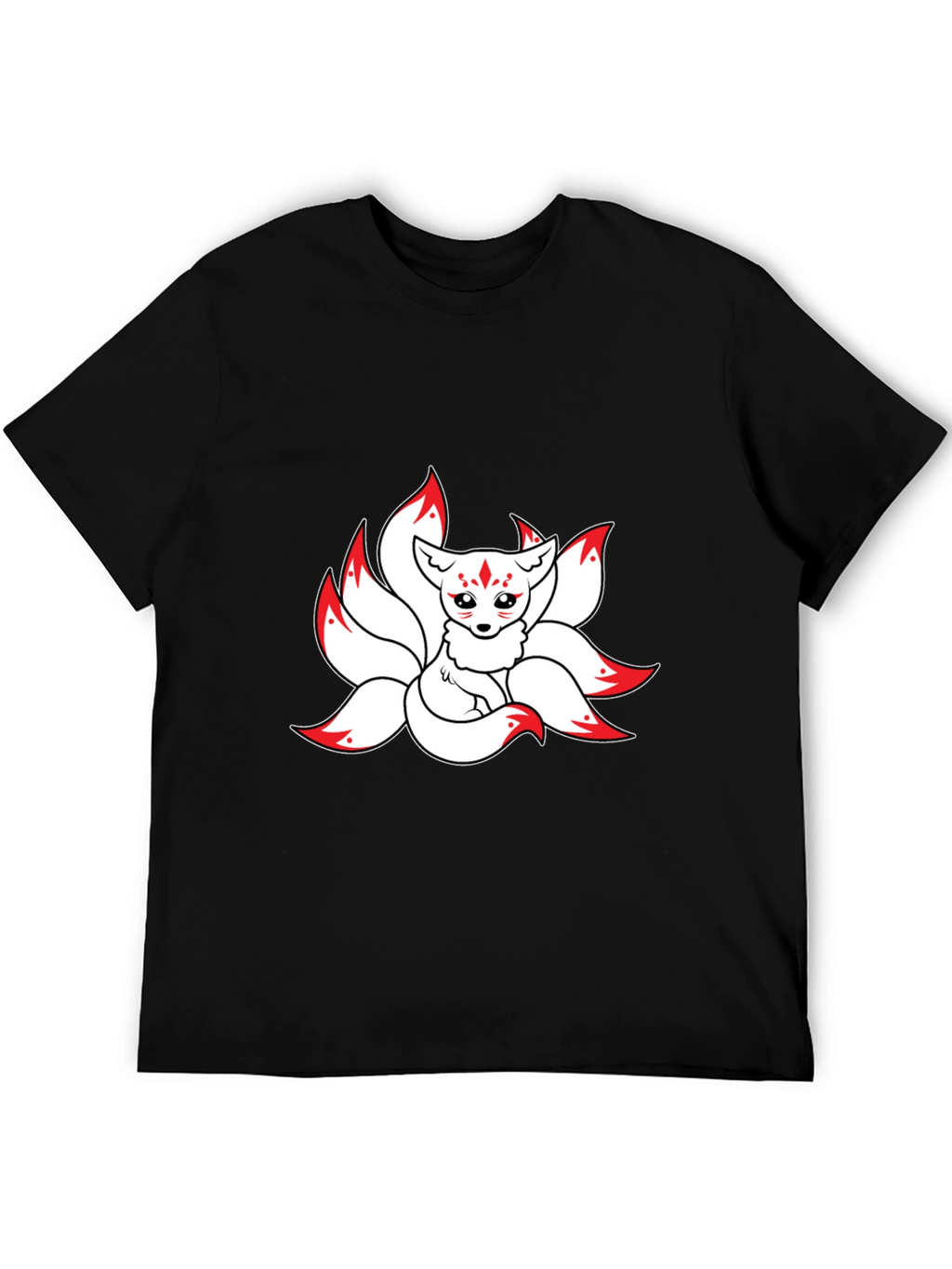 Anime Fox T-Shirt - Nine Tails