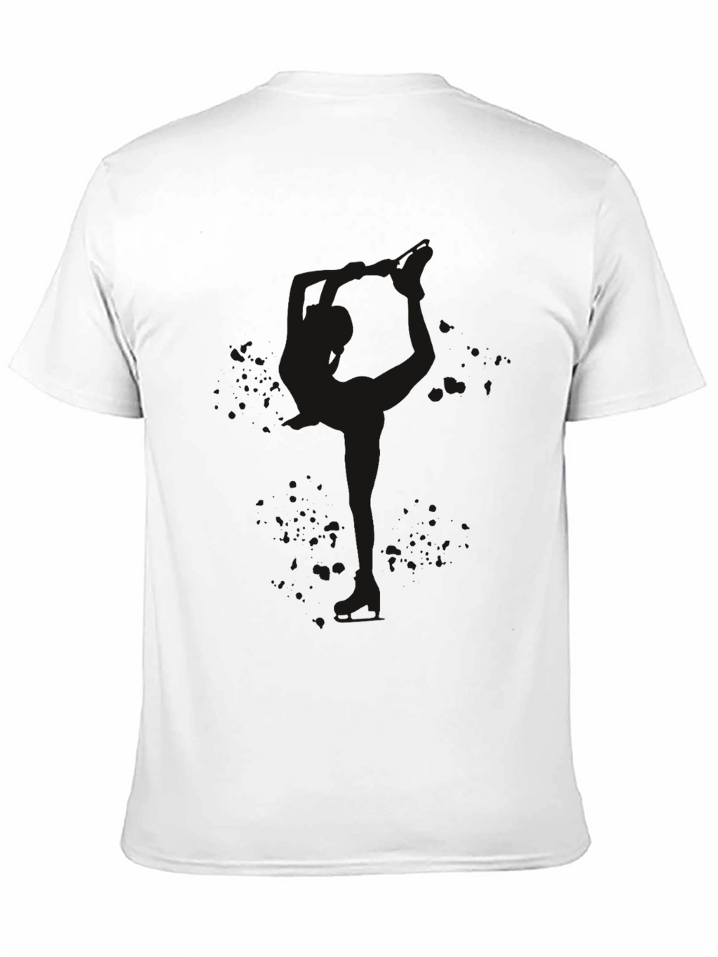 Mens Solid Black Crew Neck T-Shirt