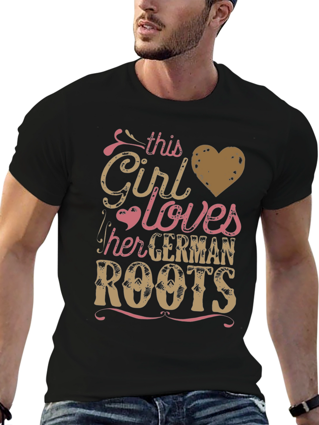 German Roots Graphic Tee - This Girl Loves Germany