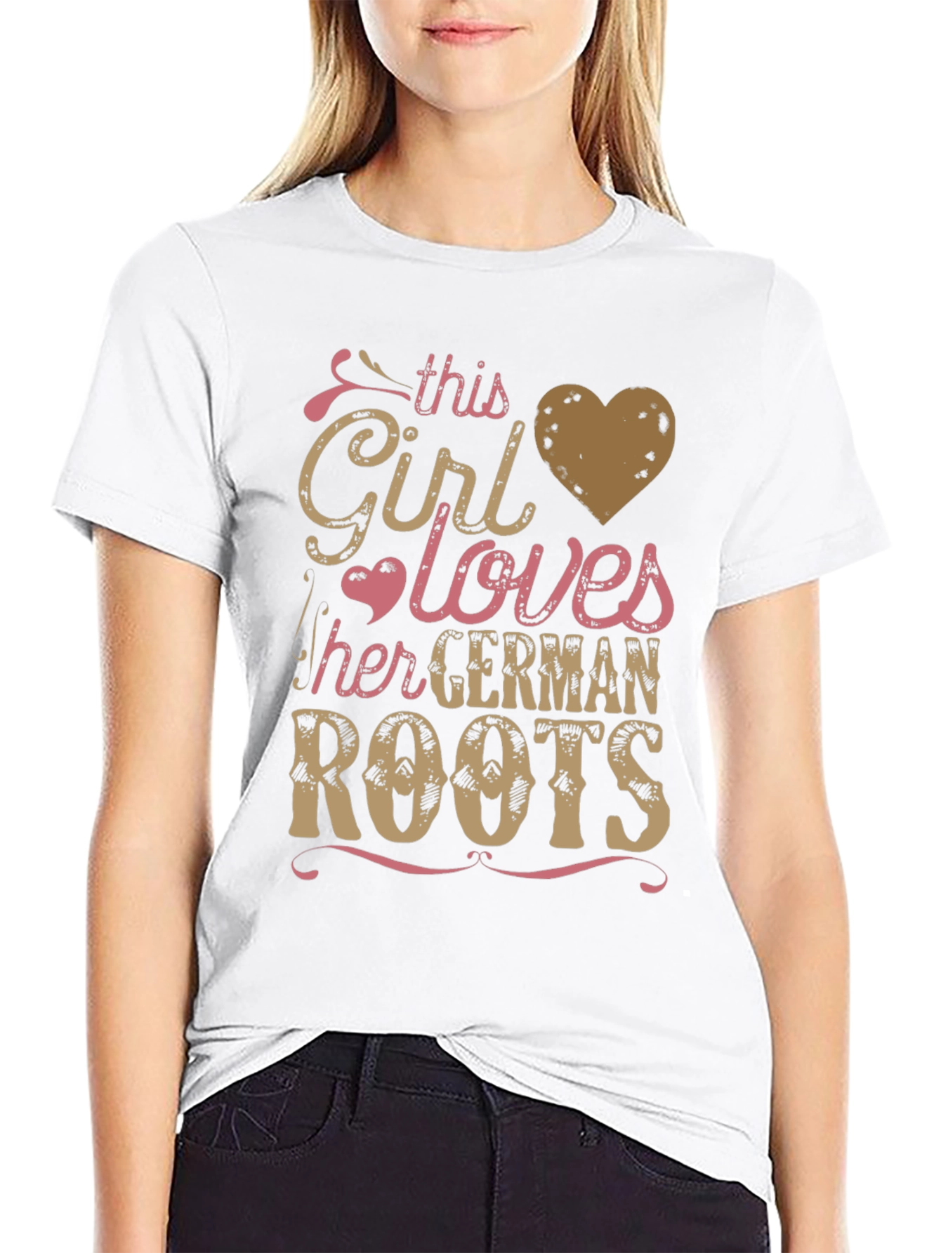 German Roots Graphic Tee - This Girl Loves Germany
