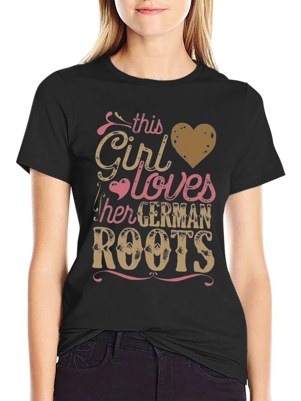 German Roots Graphic Tee - This Girl Loves Germany