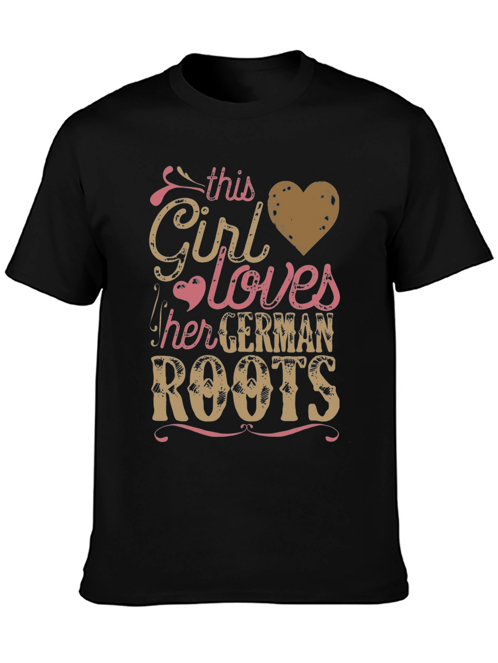 German Roots Graphic Tee - This Girl Loves Germany