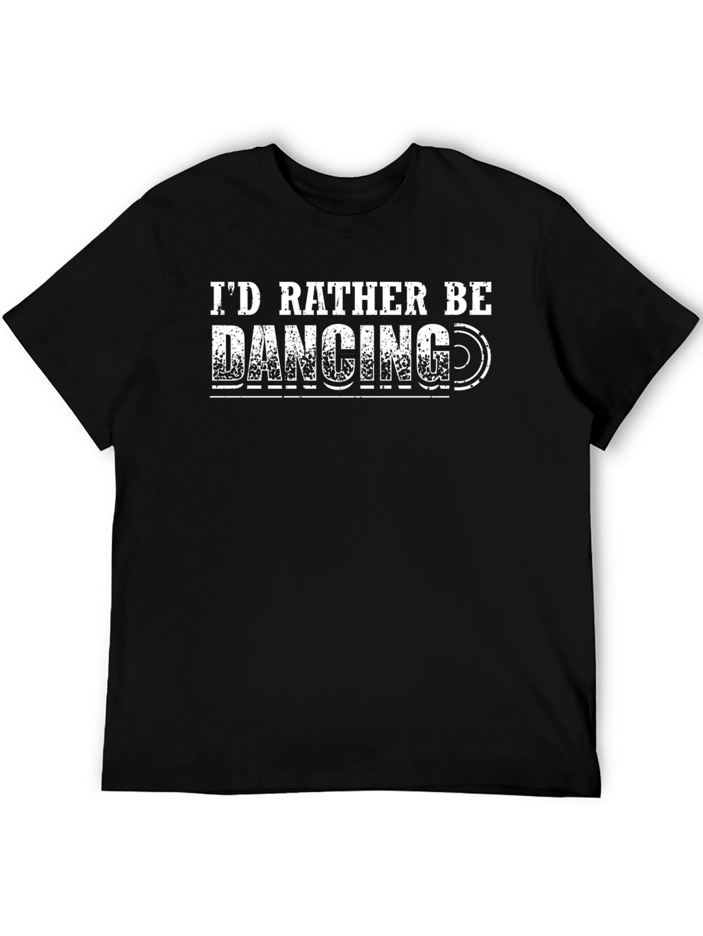 Id Rather Be Dancing Graphic Tee - Black