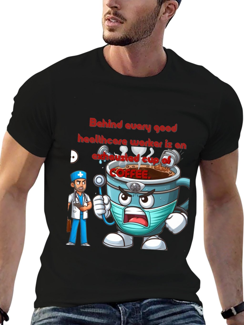 Healthcare Hero Coffee T-Shirt