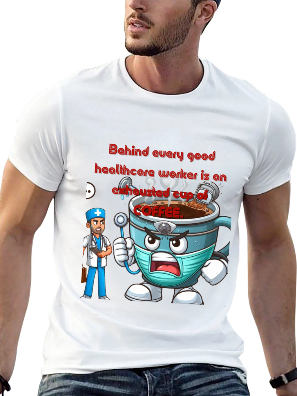Healthcare Hero Coffee T-Shirt