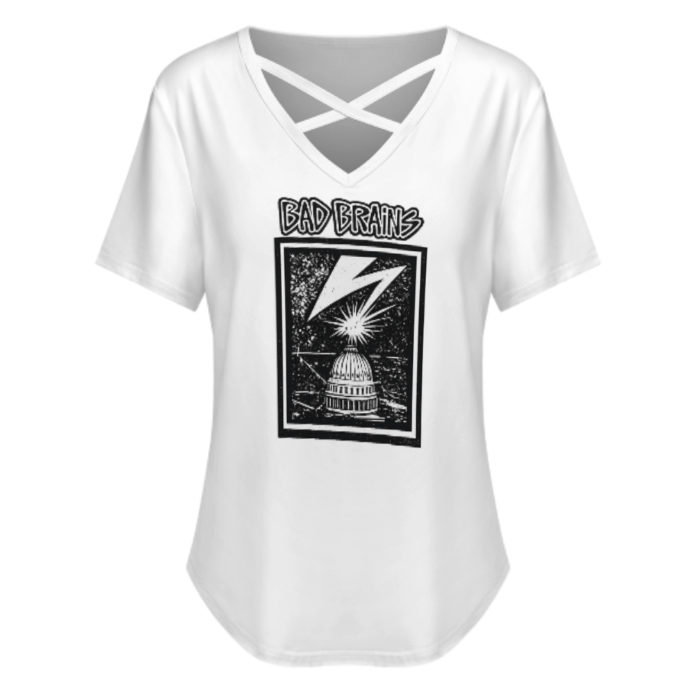 Bad Brains Punk Rock Graphic Tee – Vintage Hardcore Band Inspired Streetwear Shirt(z339)