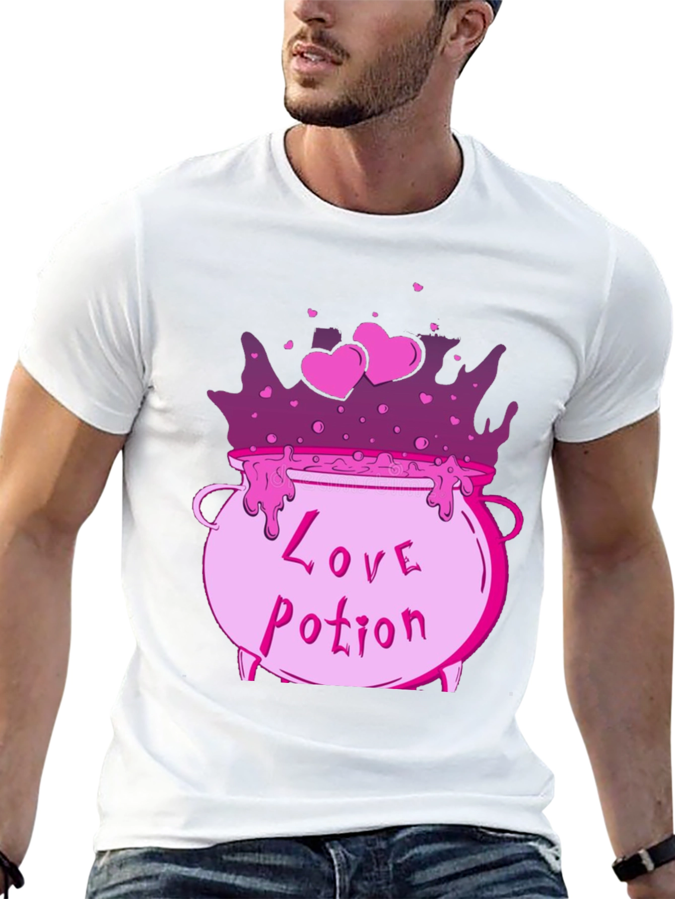 Love Potion Cauldron T-Shirt - Valentines Day Shirt