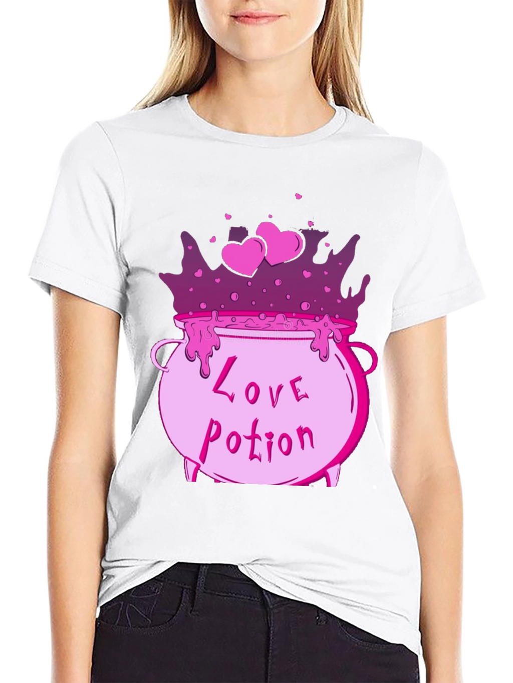 Love Potion Cauldron T-Shirt - Valentines Day Shirt