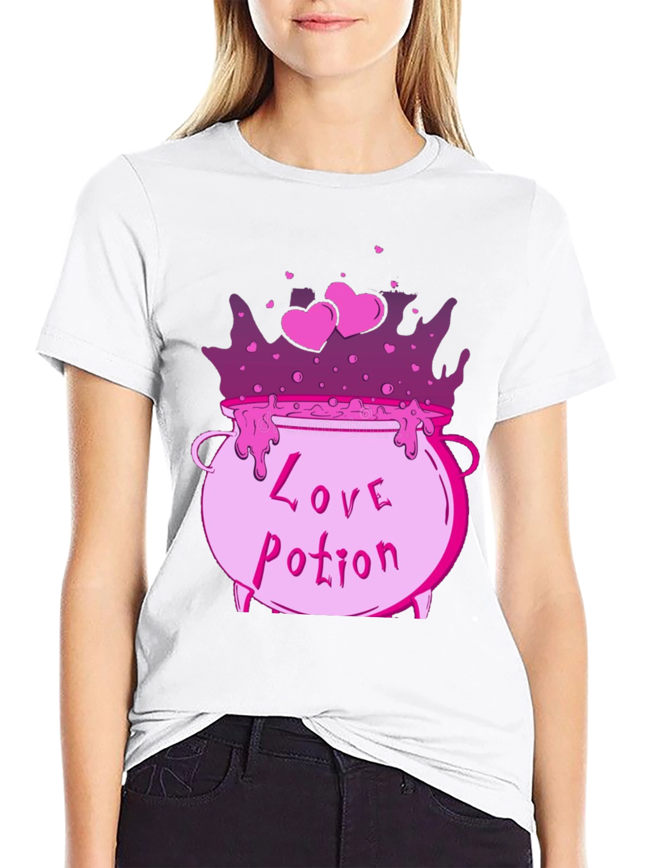 Love Potion Cauldron T-Shirt - Valentines Day Shirt