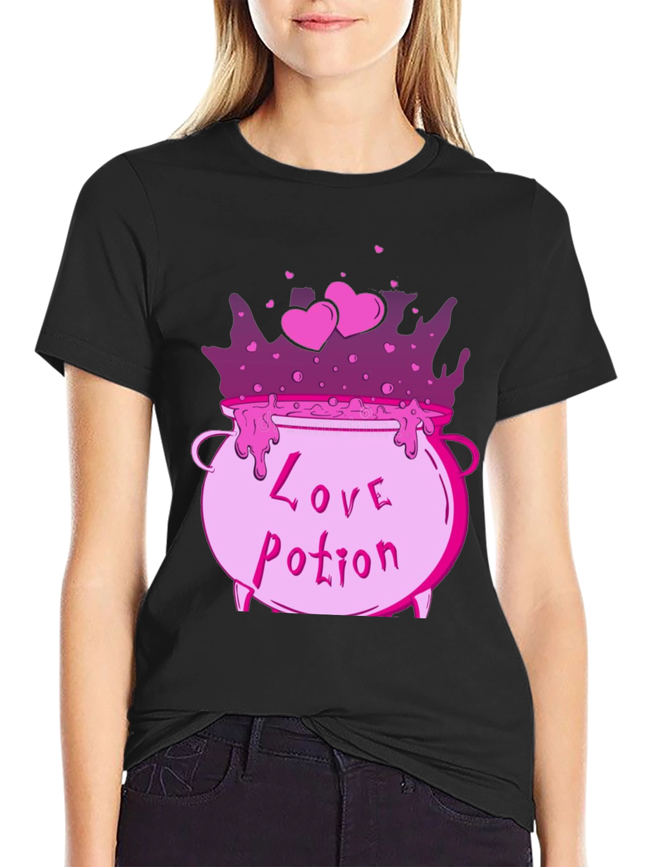 Love Potion Cauldron T-Shirt - Valentines Day Shirt