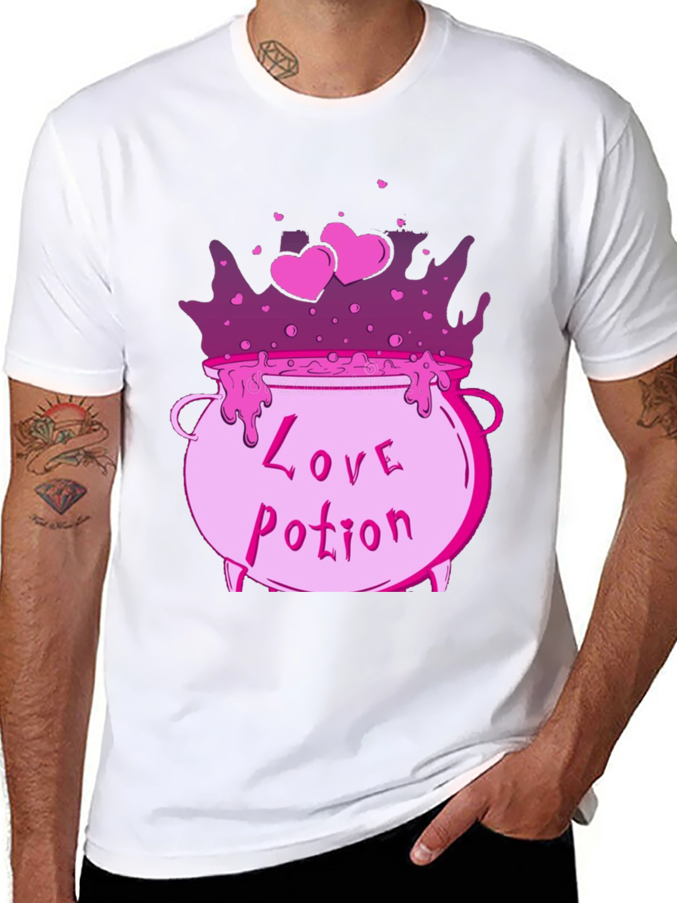 Love Potion Cauldron T-Shirt - Valentines Day Shirt