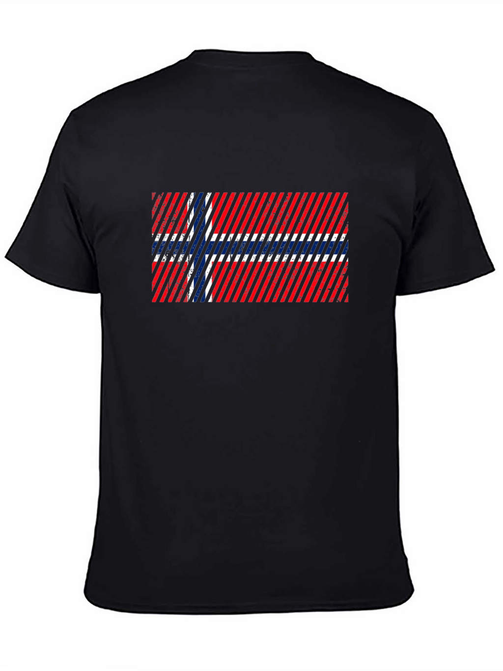 Norway Flag Distressed Graphic T-Shirt