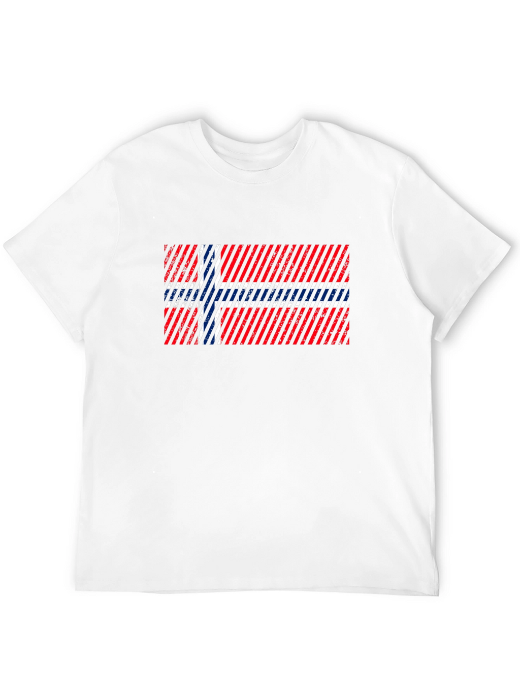 Norway Flag Distressed Graphic T-Shirt