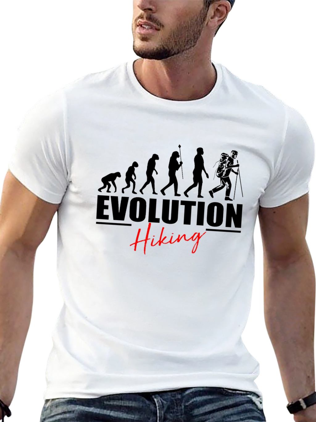 Evolution Hiking T-Shirt: Adventure Ready