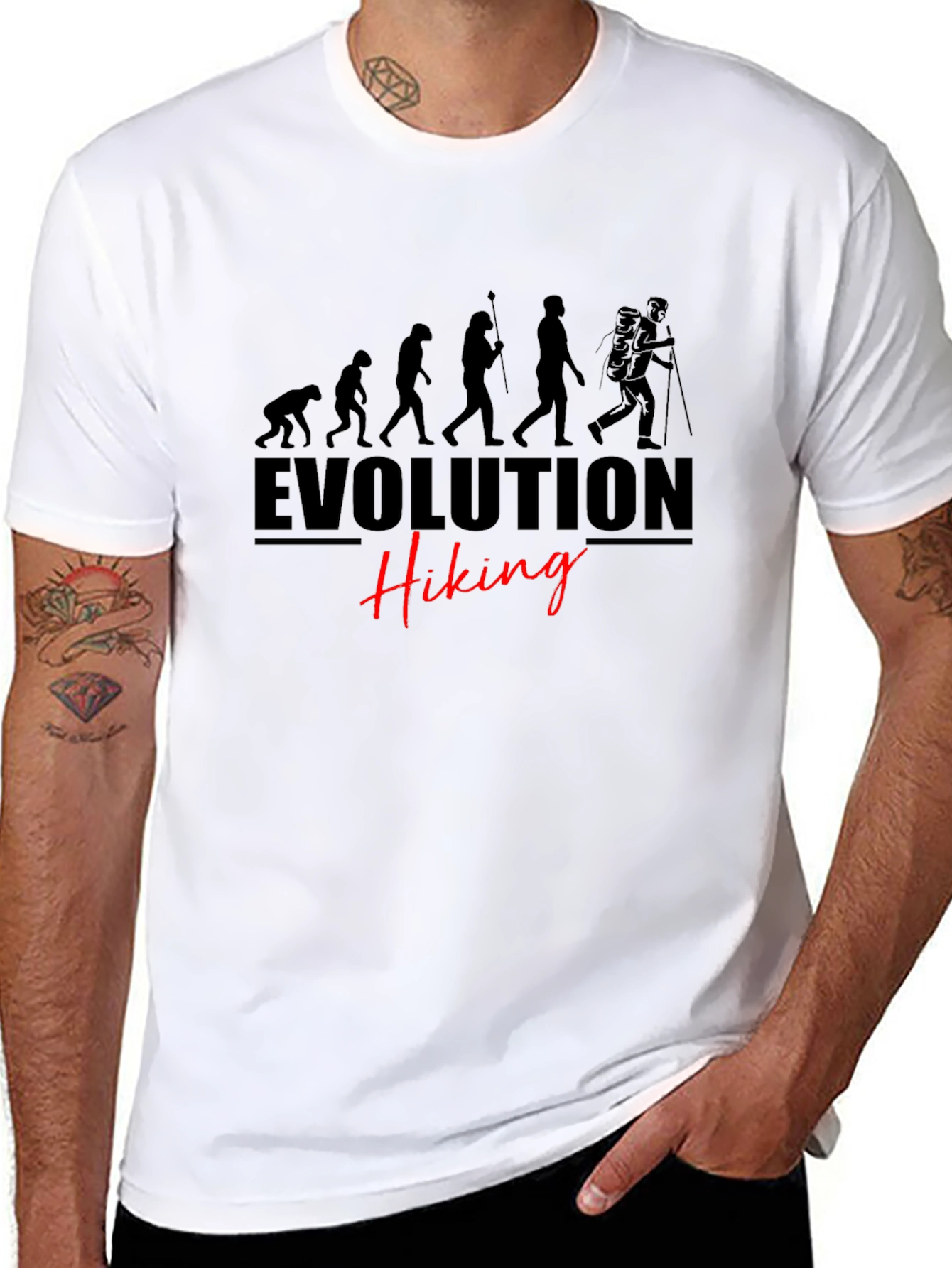 Evolution Hiking T-Shirt: Adventure Ready