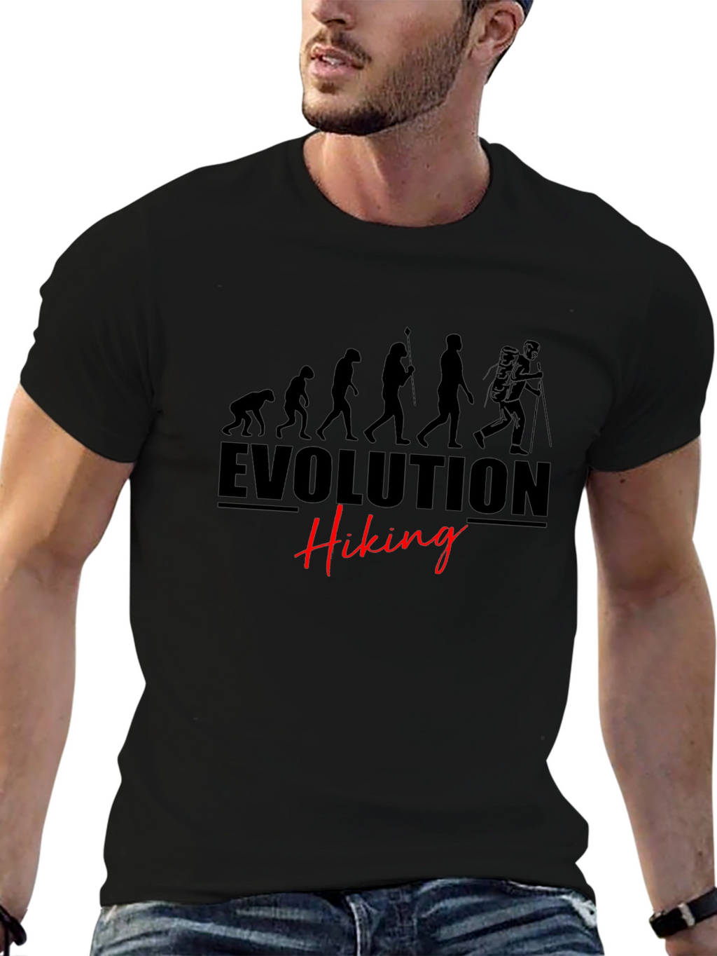 Evolution Hiking T-Shirt: Adventure Ready