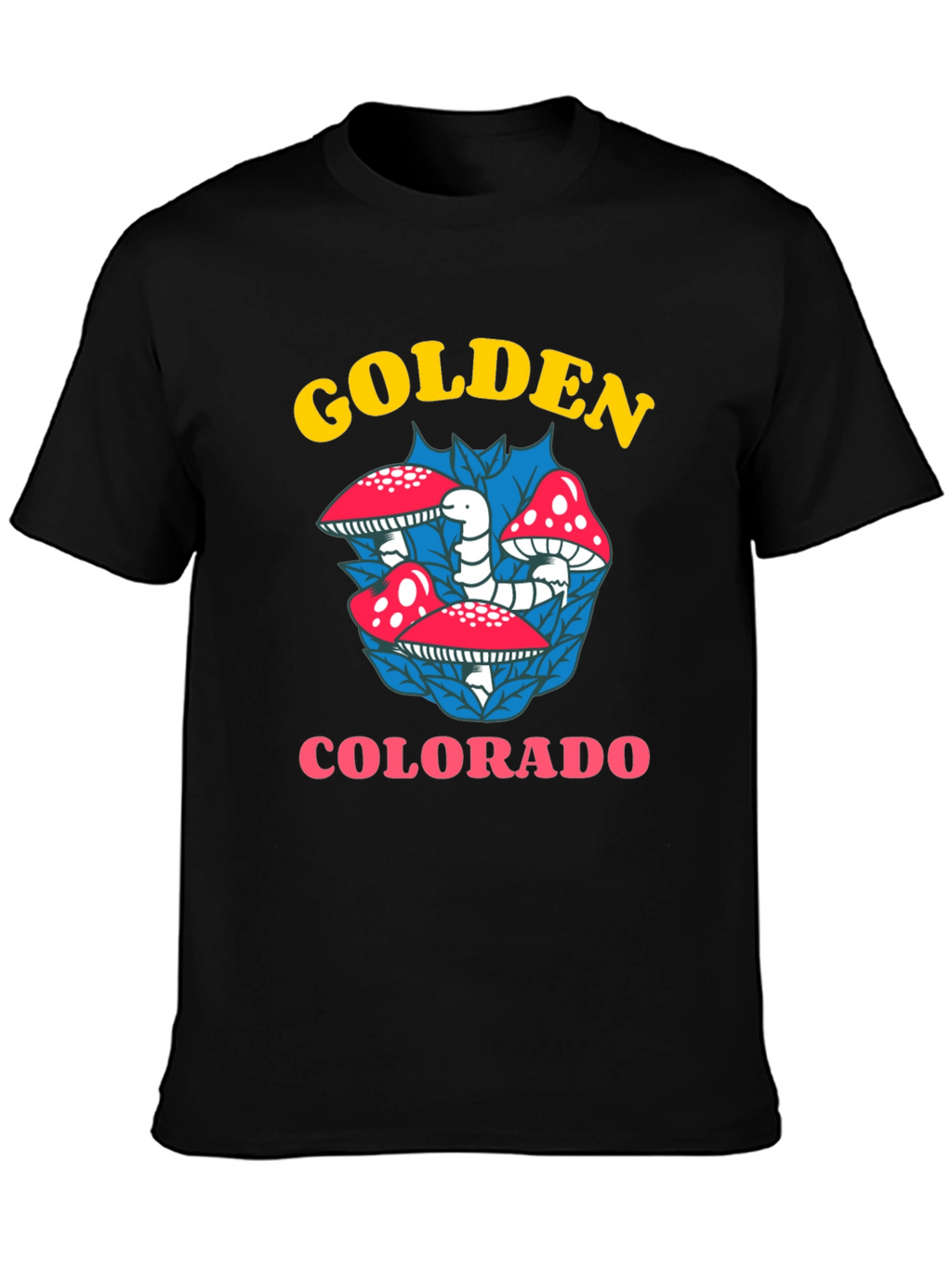 Golden Colorado Mushroom T-Shirt