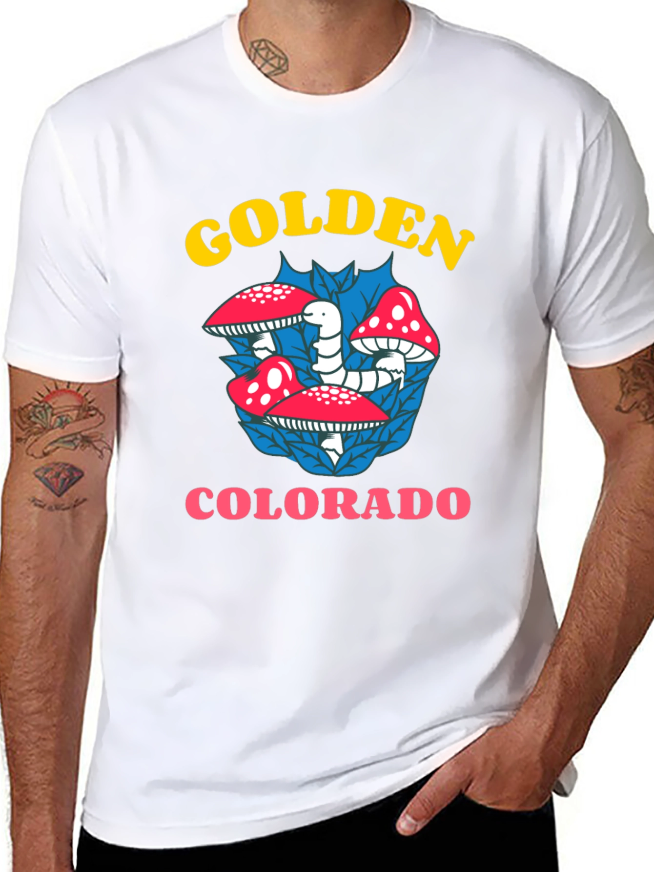 Golden Colorado Mushroom T-Shirt