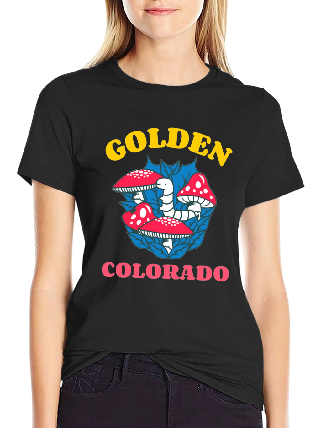 Golden Colorado Mushroom T-Shirt