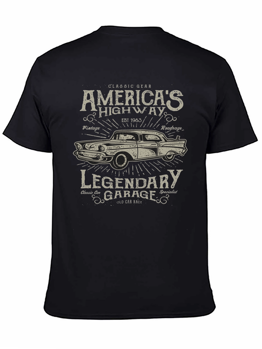 Americas Highway Legendary Garage T-Shirt
