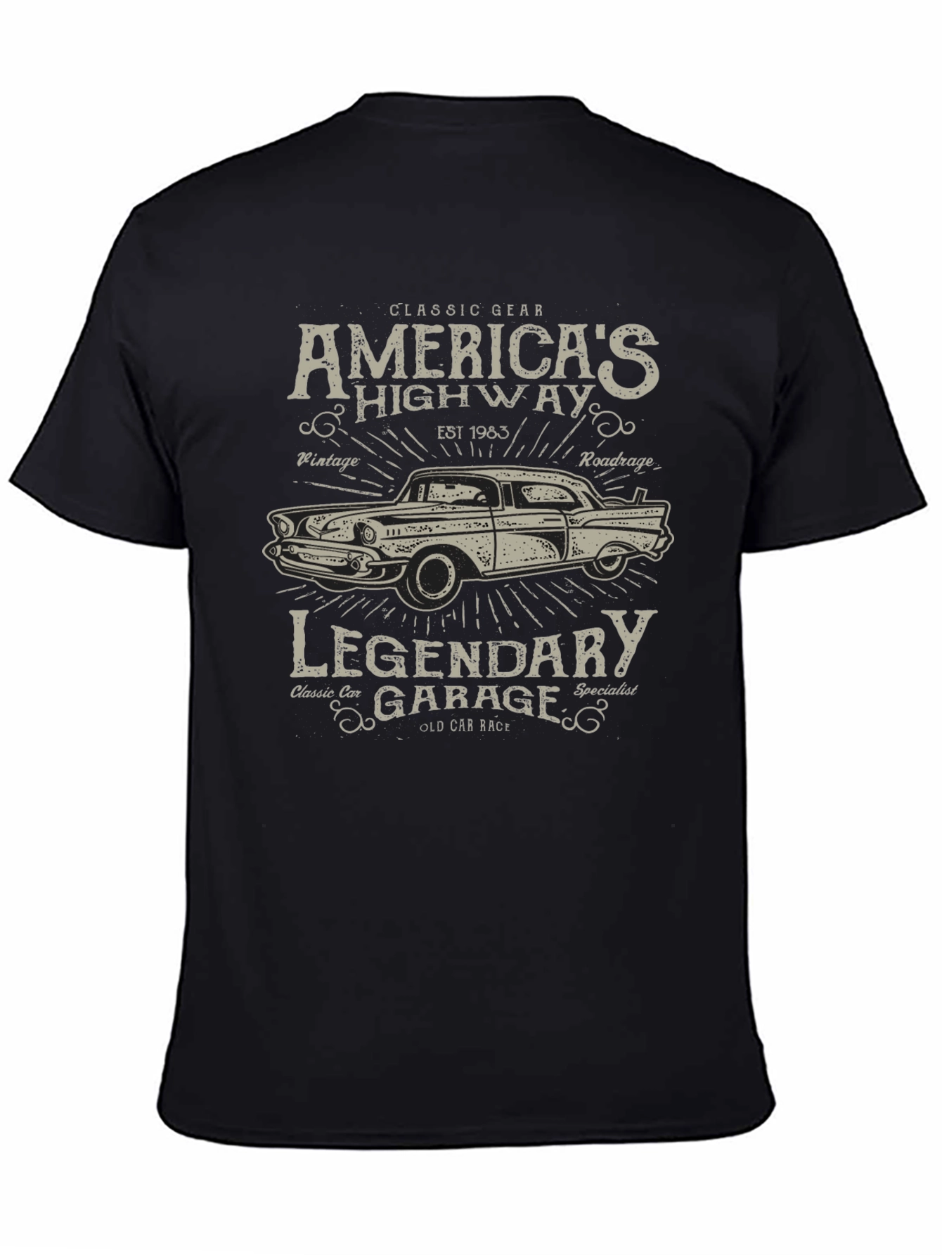 Americas Highway Legendary Garage T-Shirt