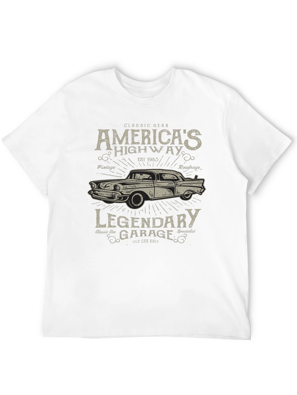 Americas Highway Legendary Garage T-Shirt