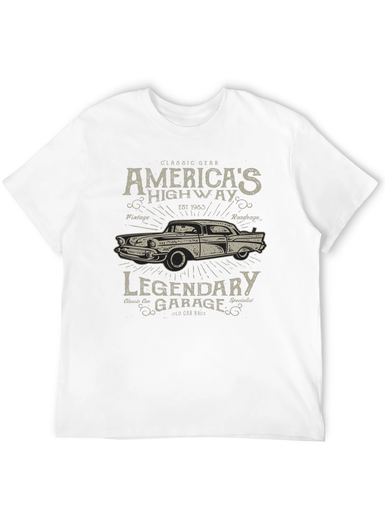 Americas Highway Legendary Garage T-Shirt