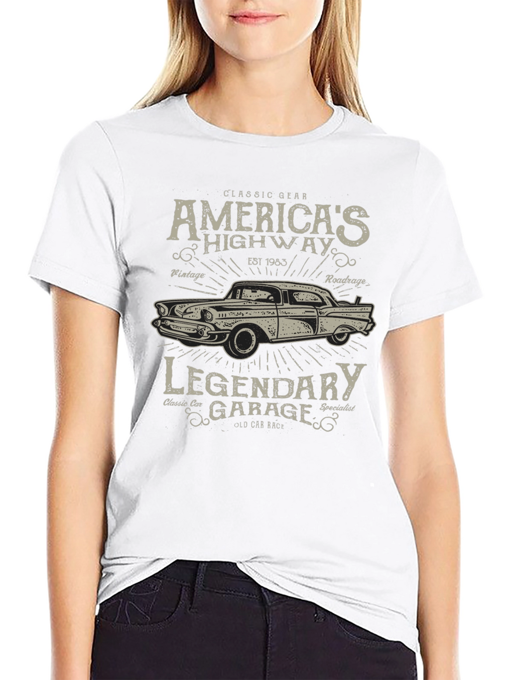Americas Highway Legendary Garage T-Shirt