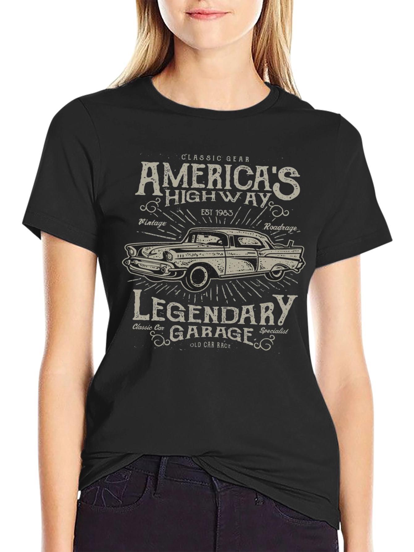 Americas Highway Legendary Garage T-Shirt