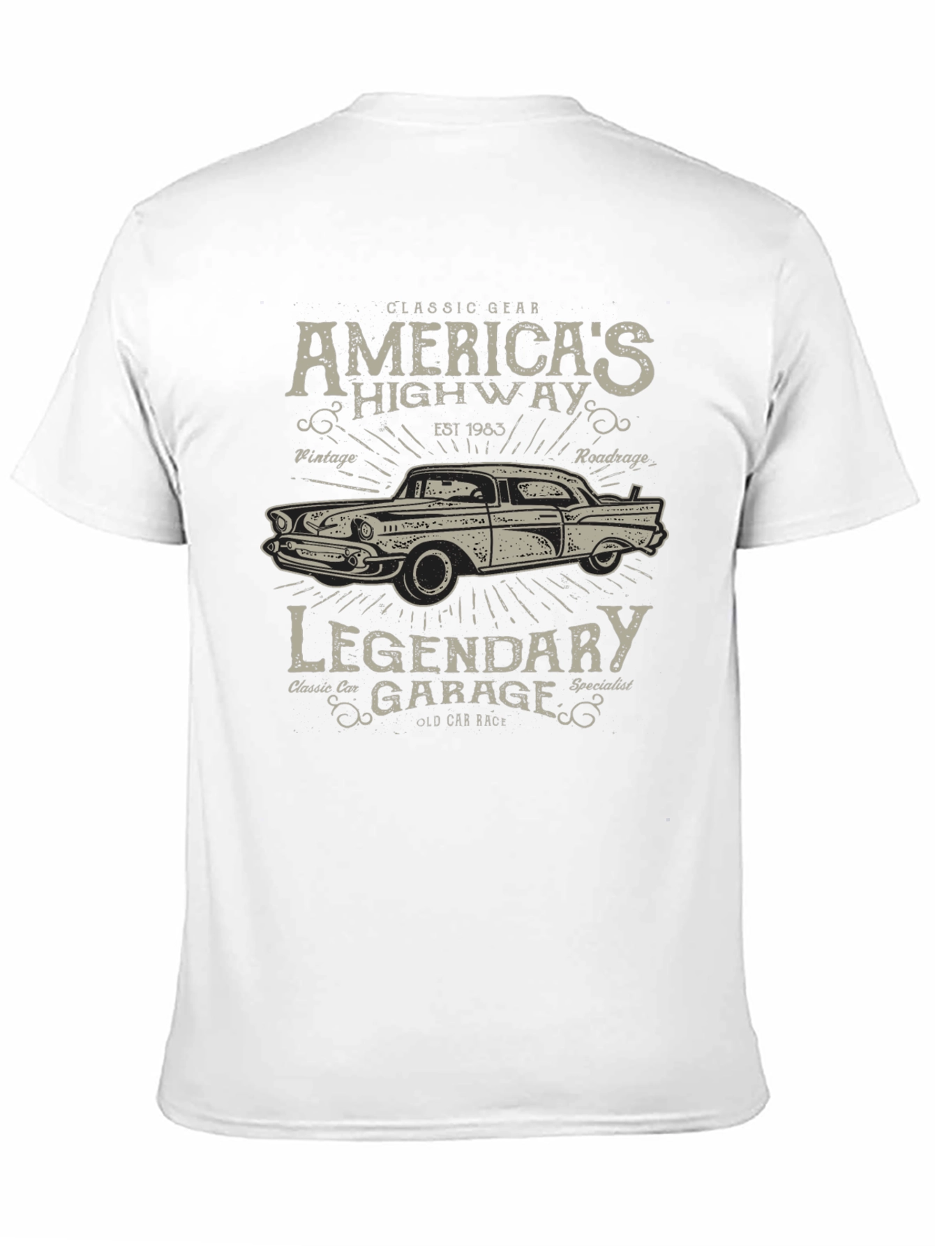 Americas Highway Legendary Garage T-Shirt