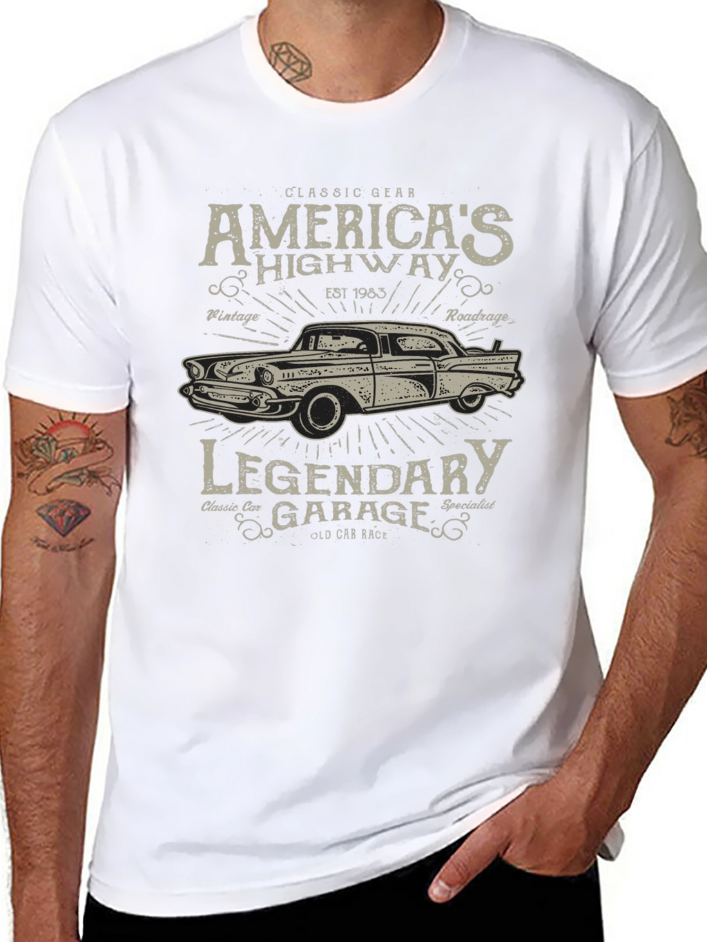 Americas Highway Legendary Garage T-Shirt