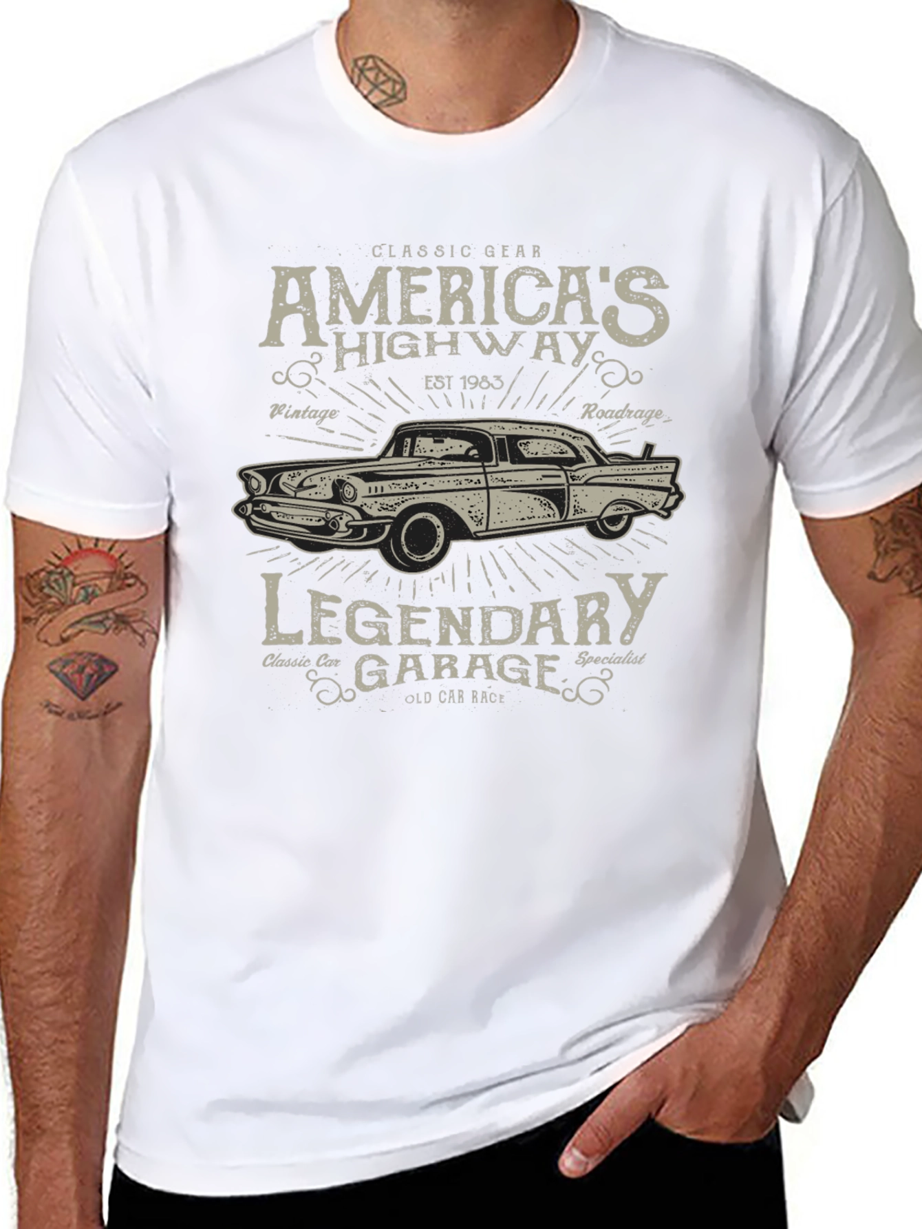 Americas Highway Legendary Garage T-Shirt