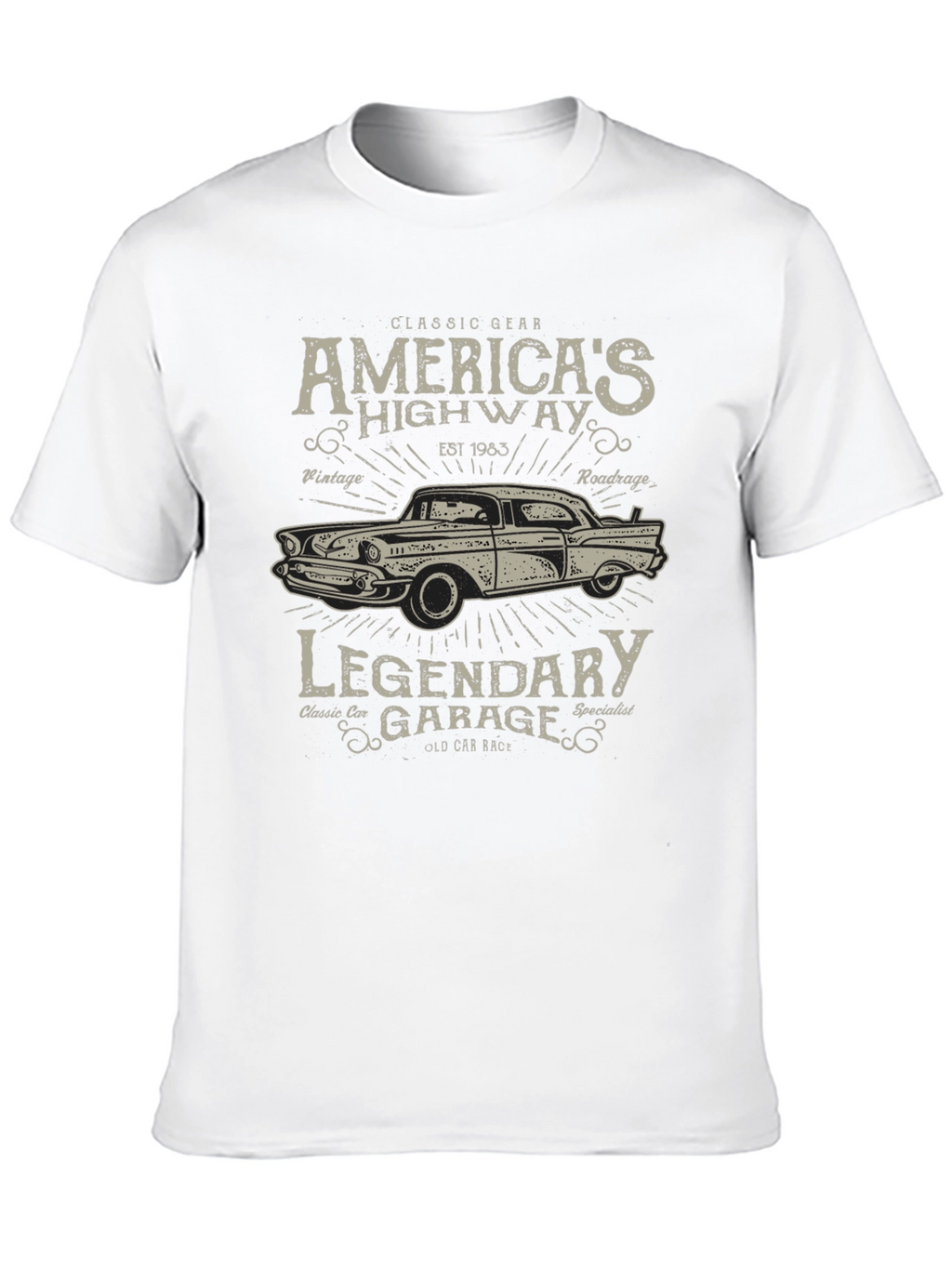 Americas Highway Legendary Garage T-Shirt