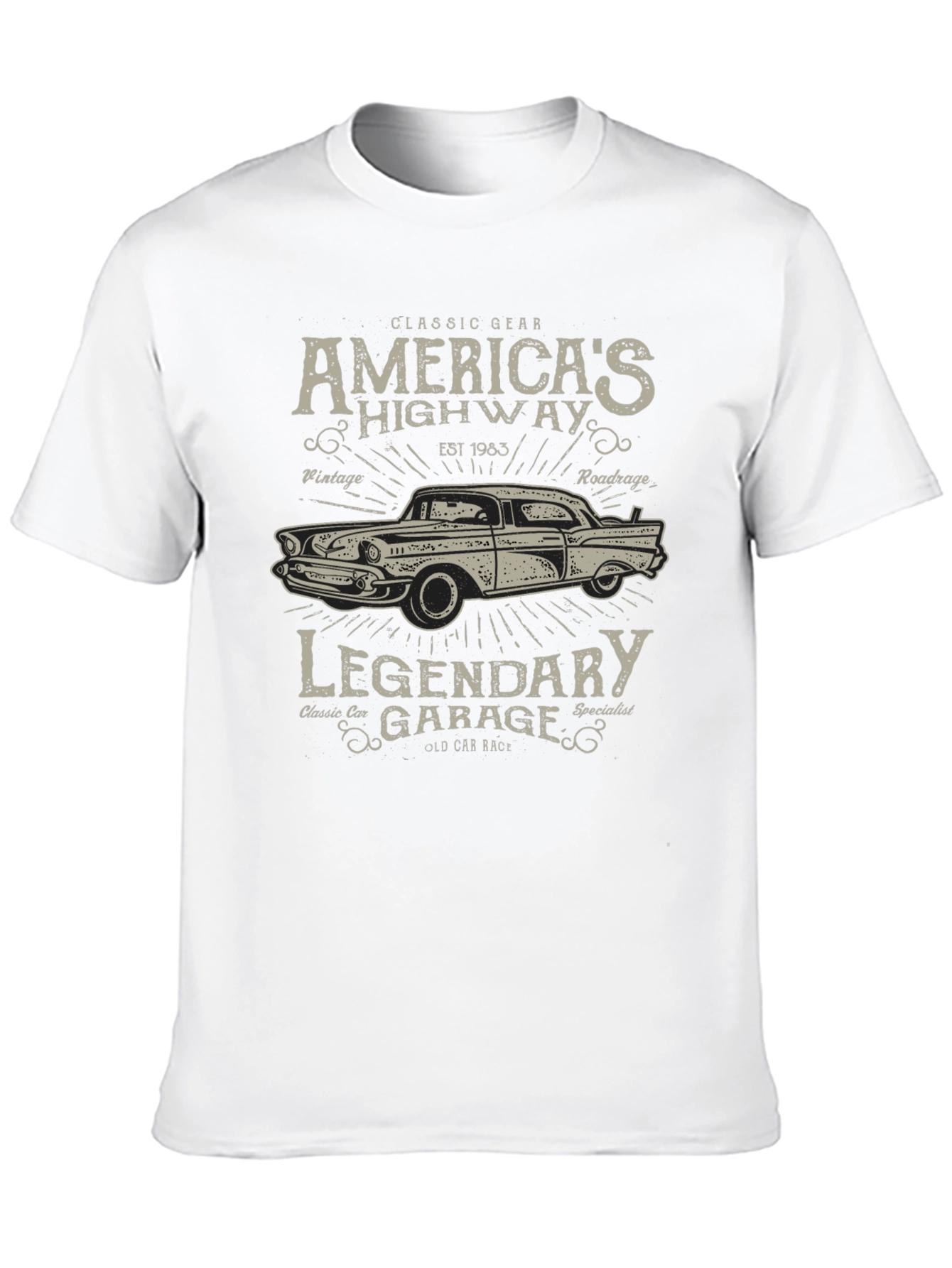 Americas Highway Legendary Garage T-Shirt