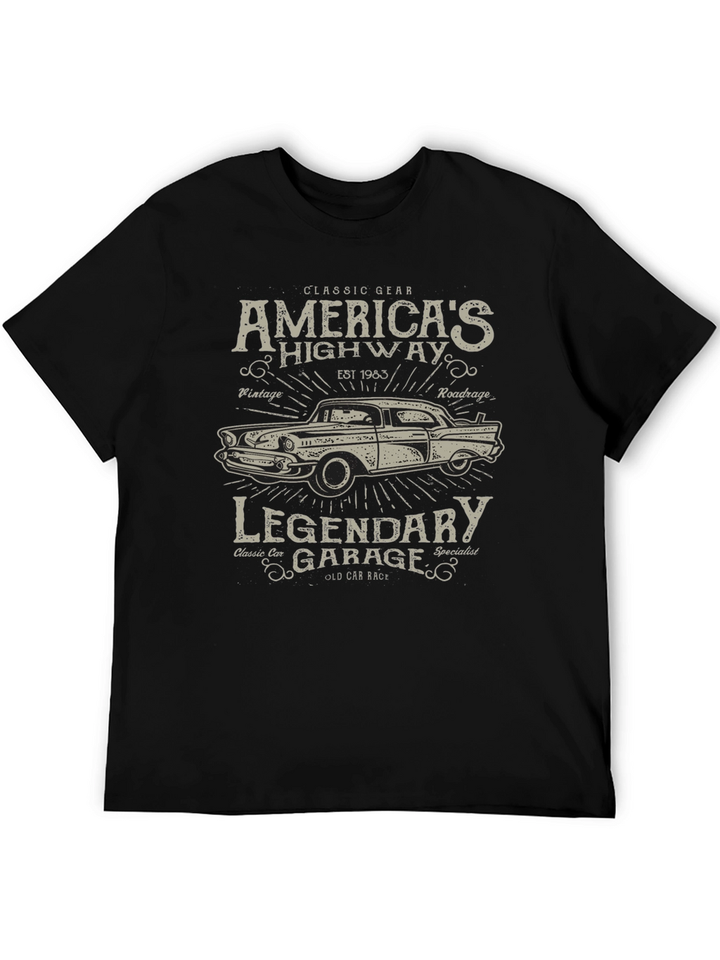 Americas Highway Legendary Garage T-Shirt