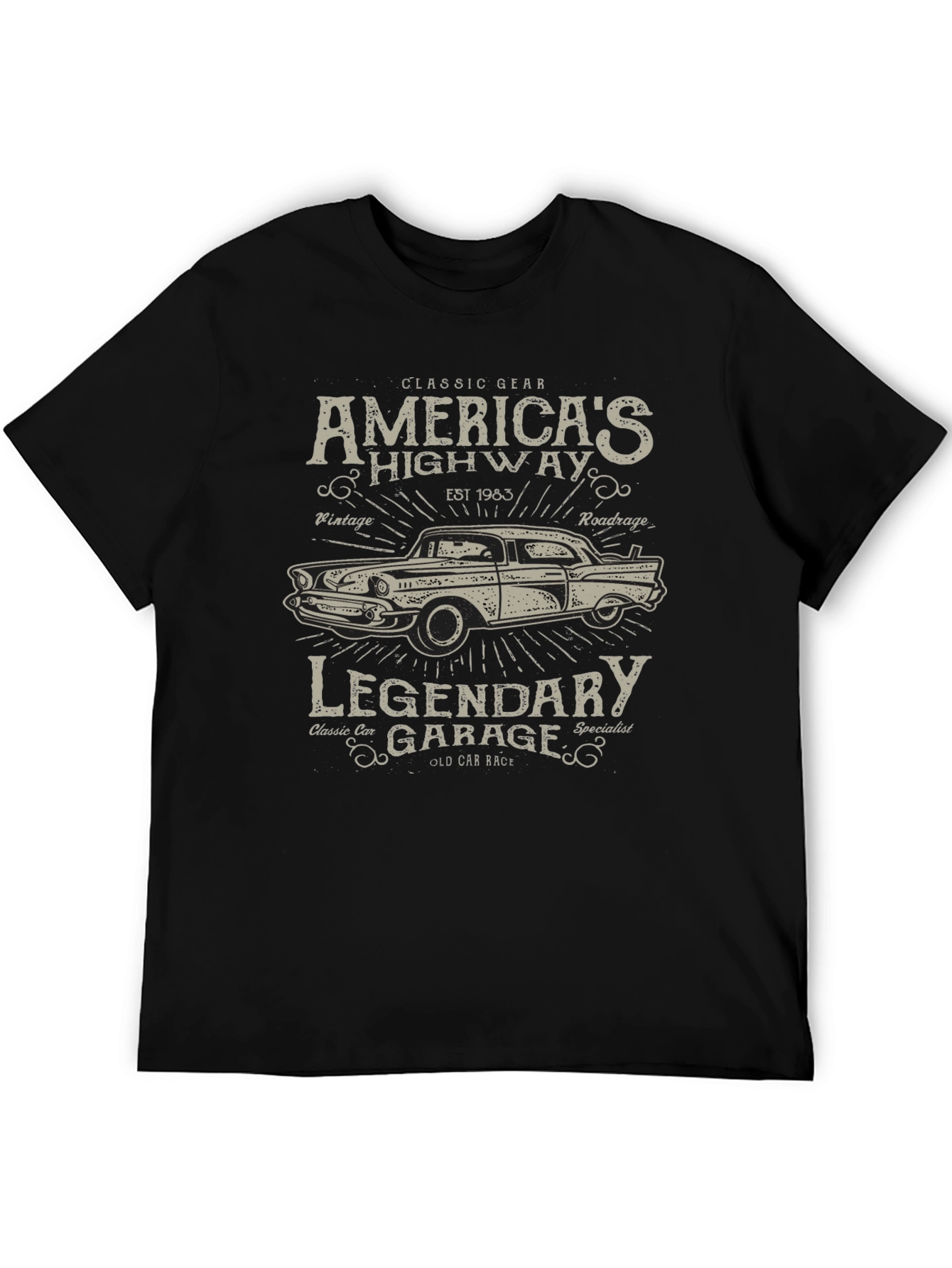 Americas Highway Legendary Garage T-Shirt