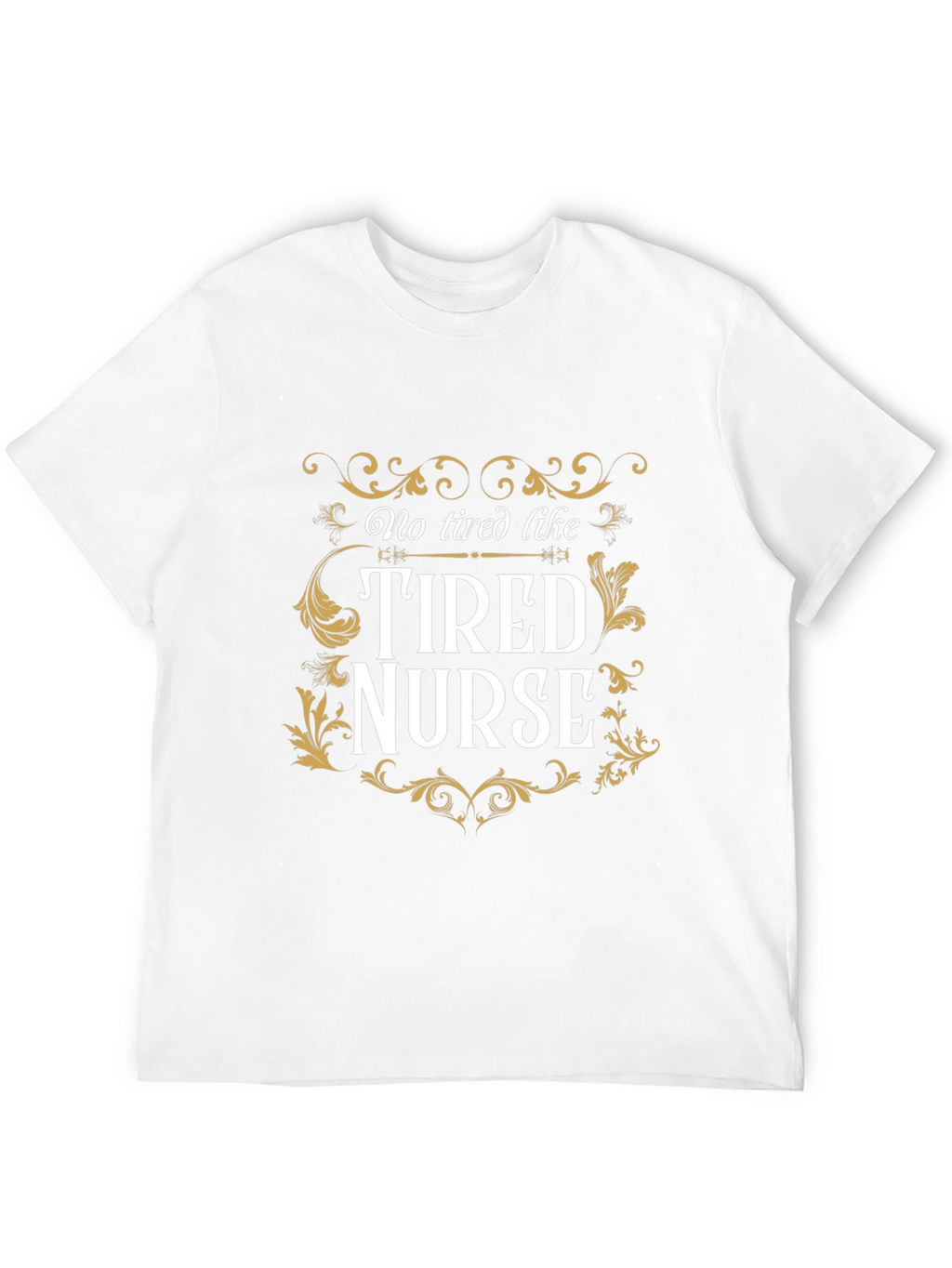 Tired Nurse Graphic Tee - Black